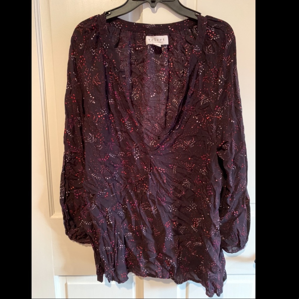 Velvet blouse